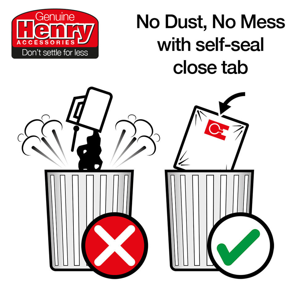 Henry genuine dust discount bags